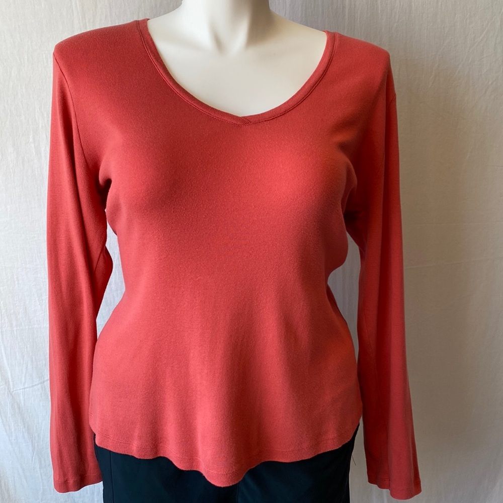 BASS Peach Casual long-sleeve tee XL